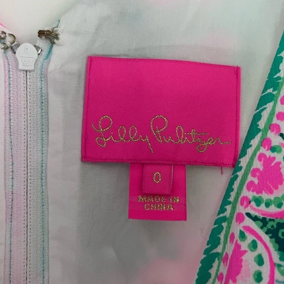 EUC Lilly Pulitzer Veya Stretch Shit Dress Aqua Al Fresco - Picture 3 of 3